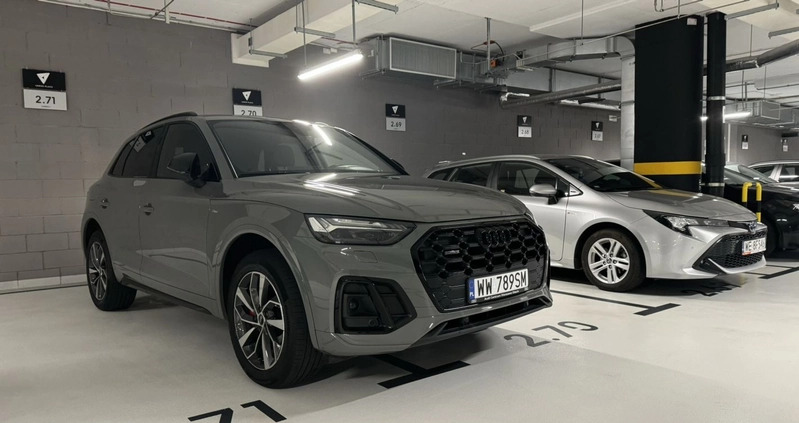 Audi Q5 cena 193000 przebieg: 77000, rok produkcji 2021 z Warszawa małe 191